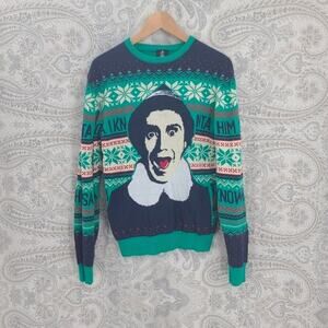 Elf sweater unisex Size Medium Ugly Sweater party Christmas Holiday